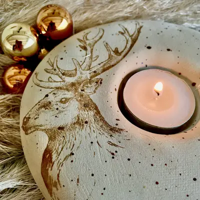 Kaarshouder hert
